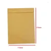 Involucro regalo 50pcs busta postale del catalogo vuoto senza parola sacchetto di carta kraft giallo spesso 4.3x6,8 pollici/110x175mm