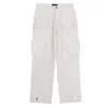 Męskie spodnie harajuku y2k duża kieszeń kamuflaż sznurka męskie spodnie ładunkowe proste luźne hip-hopowe swobodne najważniejsze spodnie z bliska unisex J240409