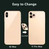 Fake Camera Lens Sticker For iPhone X XS Max Seconds Change 11 Pro Max Metal Aluminum XR to 11 Protective Cover Sticker Film