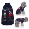 Vêtements pour chiens xd-chien pullles de chariot à col roulé à col roulé à col roulant pullles de vacances vêtements chauds hivernaux pour chiens et chats