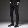 Pantaloni da uomo Business Office Casual Harem Solid For Men 2024 Spring Autumn Simplicity Fashion Slim Mid Walers Abiti maschi
