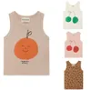 Fashion Bobo Choses 2019 Summer Kids Vest Tshirt för pojkar och flickor barn Bobo valde Cherry Apple Print Tops Tank Y1905187319582