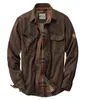 Men039s Vestes Journeyman chemise veste Cargo Métage militaire épais POCHES DE PORTES DOUBLE ÉPARGES OUTS POUR MALE9988502