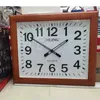 Relógios de parede de alta qualidade 1 metro de tamanho grande quadrado personalizado simples simples pendurar aunique vintage silencioso japonês japonês relógio de madeira moldura de madeira