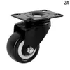 Universal 1.5 Inches Mute Directional Brake Caster Wheel Furniture Accessory with Brake Swivel Castor Wheels