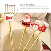 Spoons Ice Cream Long Handle Stainless Steel El Household Cake Beverage Decorative Coffee Mixing Tableware