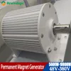5kW ~ 10 kW Générateur d'éoliennes de l'aimant permanent de faible tr / min 10000W 96V 120V 220V 380V Générateur d'énergie libre Énergie alternative