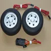 JP Electric Bremsbremsrad Set Controller 45-95 mm mit 2 Rädern und Controller für RC Fixed-Flügel-Flugzeugmodell Landung GEA