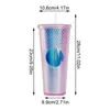 Water Bottles Cute Cup With Straw 24oz Insulated Double Wall Cold Lid And Movie Surrounding Accompanying Diamond Mug