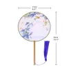 Decoratieve beeldjes Chinese Vintage Style Court Fan Classical Hand Non-Fold Wedding Dance Party Decoration Home Decor