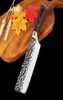 Kiten Knife Chef 8 -calowe noże ze stali nierdzewnej sushi mięso santoku japońskie 7cr17 440c wysokie nóż węglowy gotowanie Pakka WO4423626