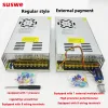 480W Switch Alimentation 0-5-12-24-26-48-60-80-120-160-220V Réglable DC réglementé