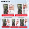 AMITOU SZ08 Professionell digital multimeter icke -kontakt spänningsdetektor AC/DC Aktuell mätare Elektriker Tool för elektrikern