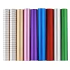 Vinil de artesanato glitter holográfico 30.5x30.5cm/ 12x12in 7 cores variadas com 2 peças de filme de transferência para decoração de casa