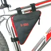 Triangle Cycling Bike Bike Bicycle Front Top Tort Tear Borse Pannier Pack Borse Case Accessori per motociclisti bagagli