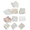 Baby-Swaddle-dekens zachte baby-quilt schattige cartoo print mousseline muslin swaddle deken pasgeborenen swaddling wrap ontvangende dekens