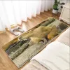 Vardagsrumsmattor Non-Slip och Washable Kitchen Mat Capybara Anti Mattor Bedside Floor Mats Bedrooom Kawaii Rug Entrance Doormat