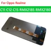 Novo OEM Pantalla para OPPO REALME C11 C12 C15 RMX2185 RMX2180 DISPLHO LCD 10 Substituição do conjunto da tela de toque com quadro