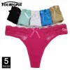 Femmes sexy Thongs G-strings sous-vêtements Panties en dentelle T-back Low Waited Hollow Elastic Dames Knickers M L XL 10 PCS / LOT