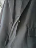 Campioni da donna 2024 giacca per blazer neri per abbigliamento spunti casual split pavone split da femmina wv214