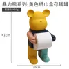 Bowls Violence Bear Piggy Bank Decoration Stupid Bird Creative Series Tissue Box Living Room Model Home Decorations