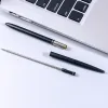 Ballpoint Pen, Retro Metal Ballpoint Pen Attached Base Stand Desk Office Counter Wedding Guest Sign Signature Pens Set