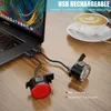 Bucklos Lights Bike Lamp светодиодные USB Перезаряжаемая велосипедная лампа с передним и задним светом для велосипедных велосипедных велосипедных фонарей на велосипеде