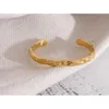 Pulseira yhpup minimalista de cor de ouro manchada grátis moda grátis