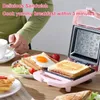 Pans Mini Sandwich Machine Breakfast Maker Multi Cookers Toasters Electric Ovens Plates Bread Pancake Waffle