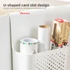 Kitchen cabinet door storage box wall-mounted seasoning rack hanging cabinet inside hanging basket