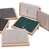 Jewelry Boxes Bamboo pendant display rack jewelry display rack necklace rack storage box