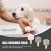 Dog Apparel 6 Pcs Grinder Grinding Head Pet Nail Supplies Grooming Tool Trimmer Polisher Wheel