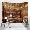 Decoration Aubestries European Style Biblioteca Sfondo per la camera da letto Arazzi da letto Studio Camera Hanging Home R0411