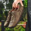 Casual Shoes Men's Luxury Comfortable Social Fashion Handmade Anti Slip Original Urban Sports