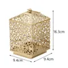 Bougeoir de style rétro Candle Lanterne Decorative TEA GRAND POUR MÉDICE HOME HOME EN OUTOOR INDOR