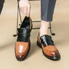 Casual Shoes Herren hochwertige, bequeme Leder formelle Schuh -Hochzeitsfeier Kleid Kuh Modetrends Oxford