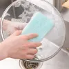 5kitchen Cleaning Schwamm Wischen Sie Haushaltsschwamm mit Mesh Küchenreiniger spezifischer Geschirrsponge -Schüssel Waschbedarf