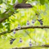 Outros pássaros suprimentos de pássaros eólicos e alimentadores de aves de corda -aves encantadoras de alimentadores ao ar livre.