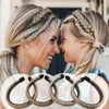 Fischschwanz geflochtenes Haar Hoop Plait geflochten Alice Head Band Hair Stirnband Synthetik