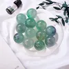 Natural Crystal Gemstone Green Fluorite Use Home Decor Raw Healing stone Minerales Wicca Smooth Artwork Gifts 1PC