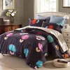 Bedding Sets Real Cotton Reactive Printed Set Duvet Cover Flat Sheet Bedsheet Bedspread Pillowcase Gift 4pcs