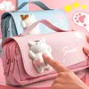 3d Kawaii Bencil Case Pen Beutel Süßes wasserdichte Schulmaterial ästhetischer Organisator Box für Mädchen Jungen Koreanische Schreibweise