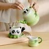 Canecas PANDA CHUPAS DE CAFELO COM SPOPER SPOPER CELURA CEVERÍCIA CEVERIAÇÃO BASHOVE BASHOVE LEITE BRAMANHA DE ÁGUA DO LEITE 250ML PRESENTE DE BRINIMÉSTICO DE NATAL