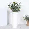 Decoratieve bloemen 3 pc's kunstmatige olijftak kleine nepplanten huis accessoires faux bruiloft decoreren takken stengels huishouden