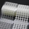 Gancho de fixador auto -adesivo transparente e fita de loop pontos pegajos