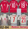 2002 Zuid-Korea retro voetbaltruien 02 04 C G Song Ahn Jung-Hwan Y P Lee M B Hong Park Ji-Sung T Y Kim Home Away Vintage Classic voetbal shirt