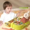 4 In1 Baby Montessori Toys Toys Madcler Fishing Whacamole Pull Carrot Feeding Learning Образование для 1 2 3 года подарков 240407