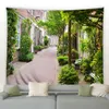 3D Tapestries Garden Tapestry Park Landscape Flower Plant Spring Nature Scenery Wall Hanging Living Room Eesthetics Home Decoration R0411