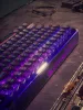 Accessori Purple trasparente tastiera PBT tastiera tastiera doppia cuoio keycaps hot sublimation 117 asa deep mountain nebbia 117 piccolo set