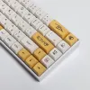 Accessoires Honey Milk Key Cap japonais 132 touches xda Profil Sublimation Keycaps blancs pour Cherry MX Switch IKBC Ducky Clavier mécanique